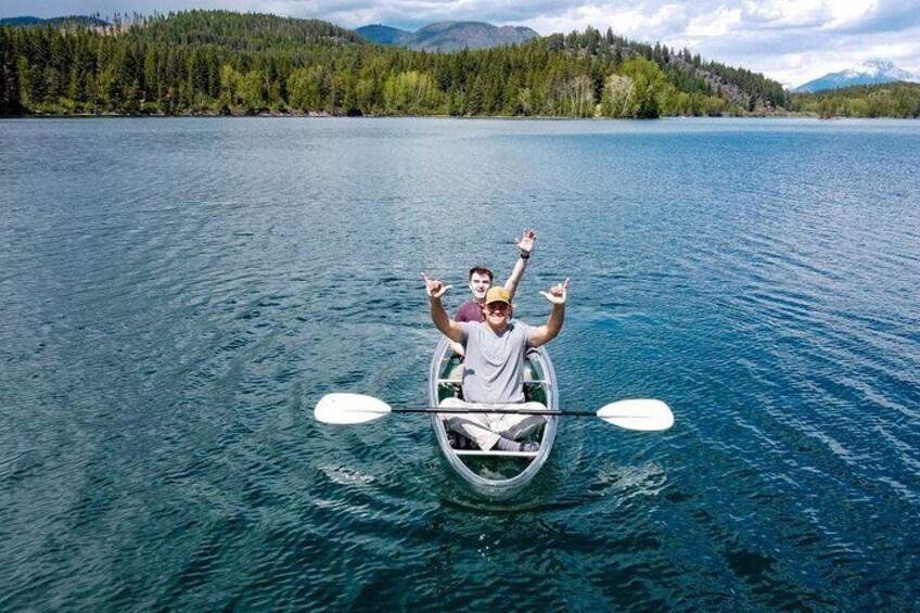 Clear Kayak Tour Explore Flathead Lake