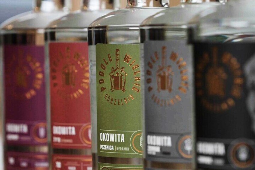 The Podole Wielkie Distillery - products 