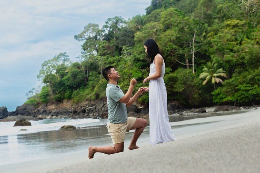 Beach photoshoot in the Costa Rican Pacific Coast