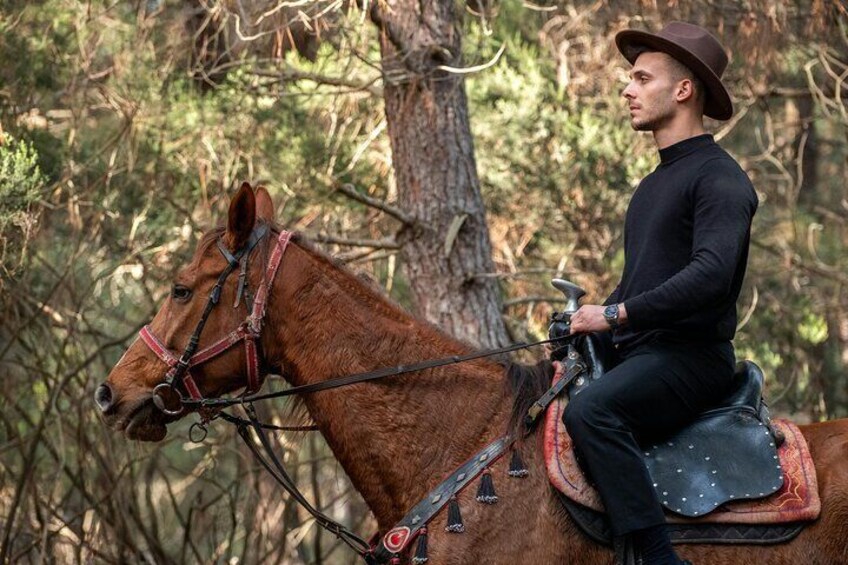 Horse Ride with Mountain Views