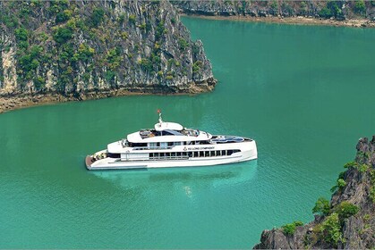 Luxury Day Cruise in Ha Long Bay with Lunch &Jacuzzi pool