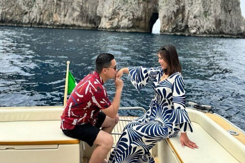 Proposal in Capri .