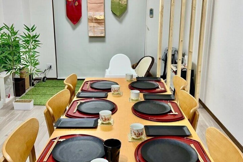 You can take your time cooking in a relaxing atmosphere.