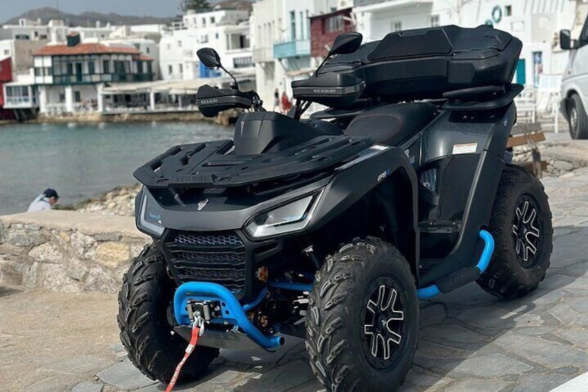 Discover Mykonos ATV Tour with 650cc Quads
