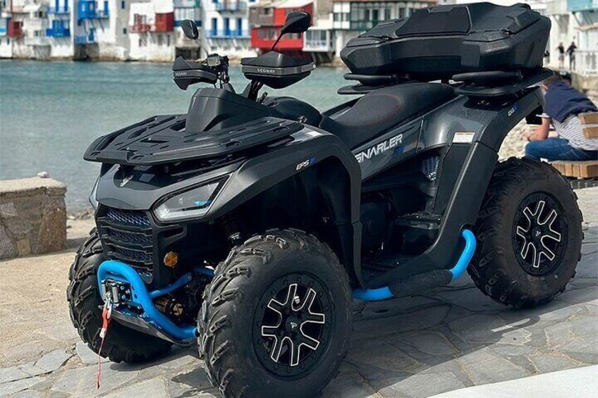 Discover Mykonos ATV Tour with 650cc Quads
