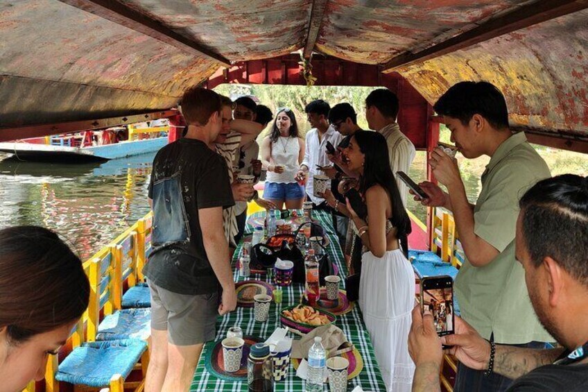 Private Mexican Floating Fiesta on Xochimilco Canals
