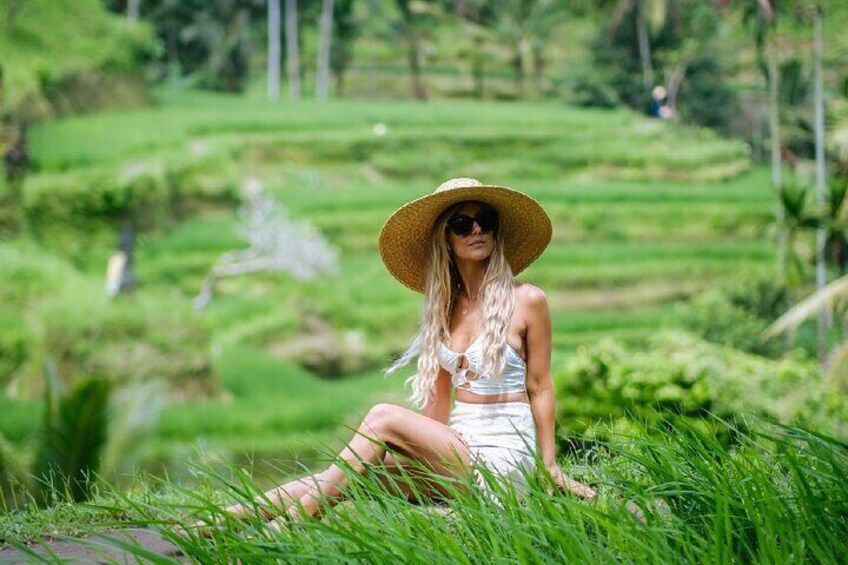 Ubud Waterfalls Water Temple and Rice Terraces Private Tour