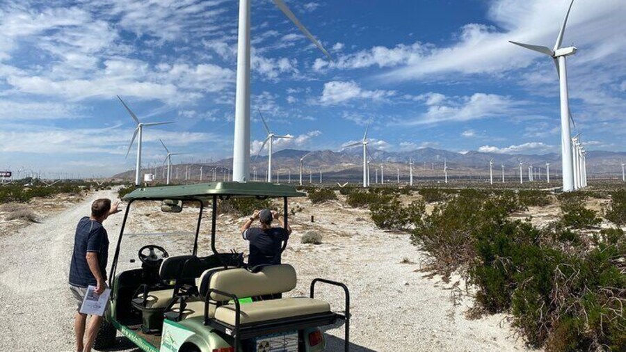 Palm Springs Windmill Guided Tour by Golf Cart