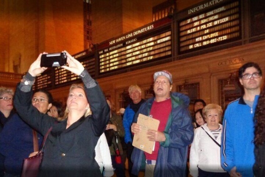 Grand Central Terminal with Tour Guide Tim.