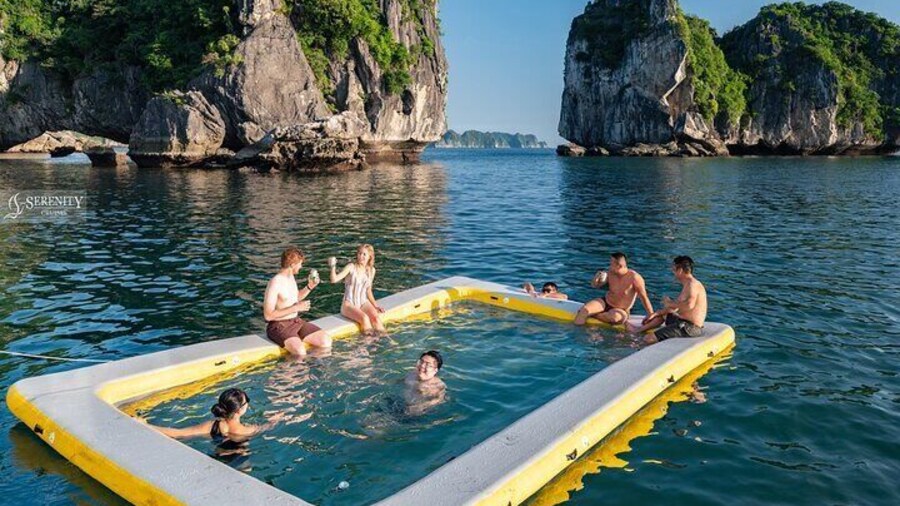 Premium Cruise Full Day Exploring Authentic Lan Ha Bay