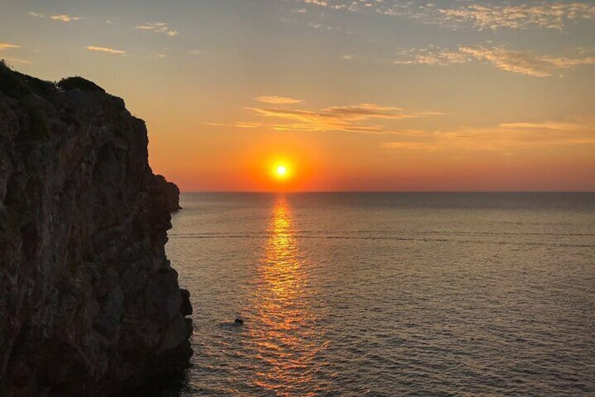 Sunset Boat Tour of the Andratx Coast and Snorkeling
