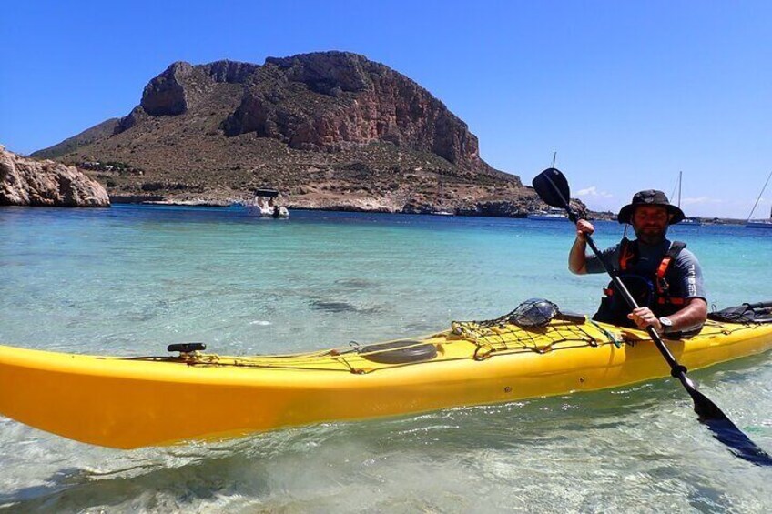 Guided Kayak Tour in Favignana