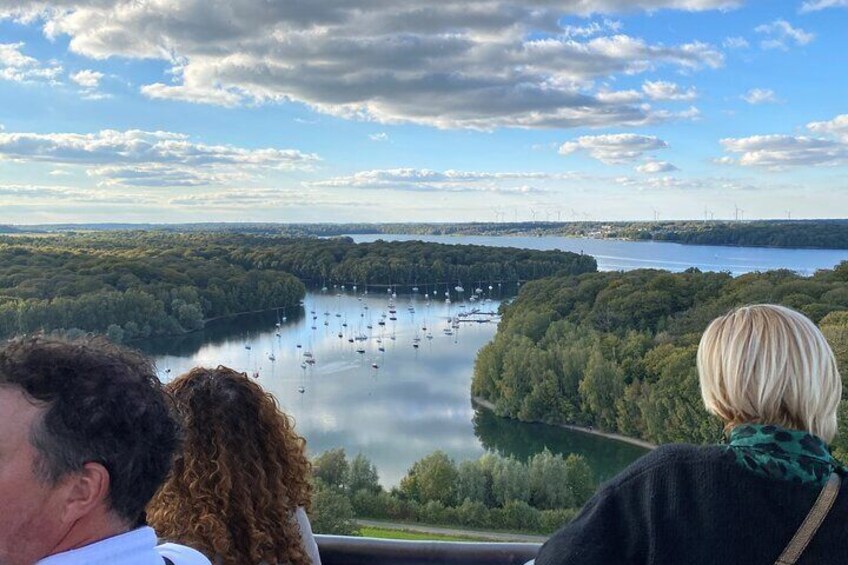 Hot air balloon flight Cerfontaine Lakes of the Hour
