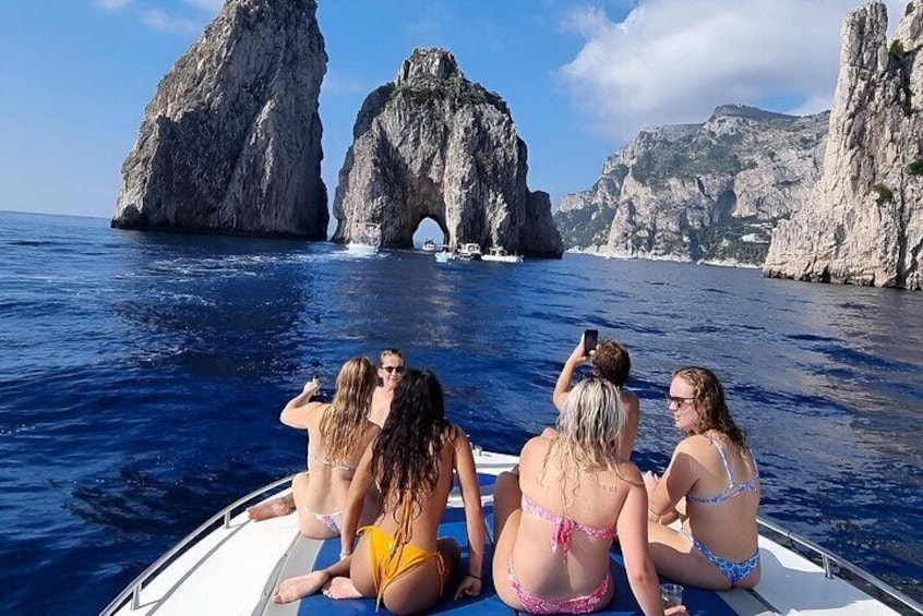 Capri by Boat Private Tour of the Blue Grotto and the Faraglioni