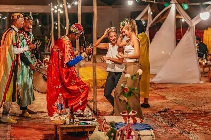 Agafay Desert Sunset & Dinner Experience with Camel or Quad Ride