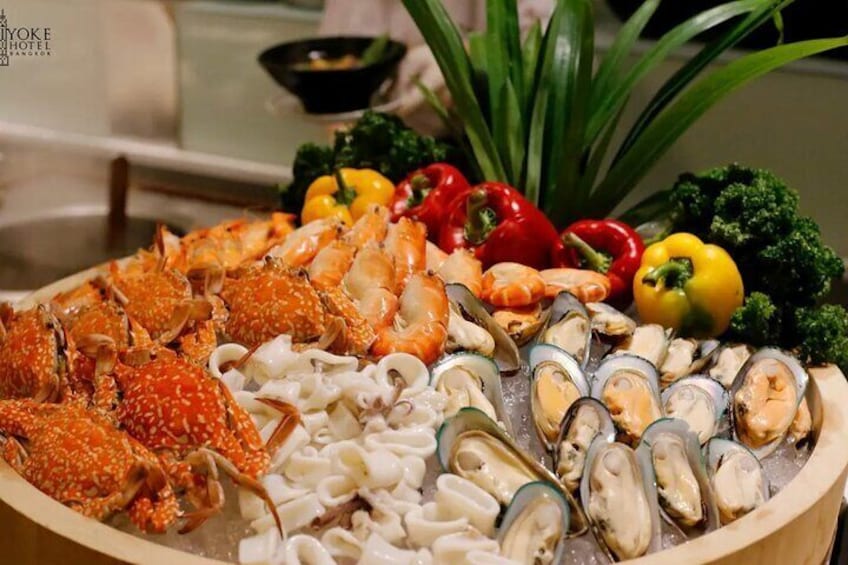 Fresh sea food