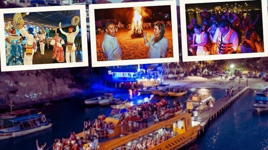Fiesta Blanca Tour in Santa Marta with Sunset and Open Bar