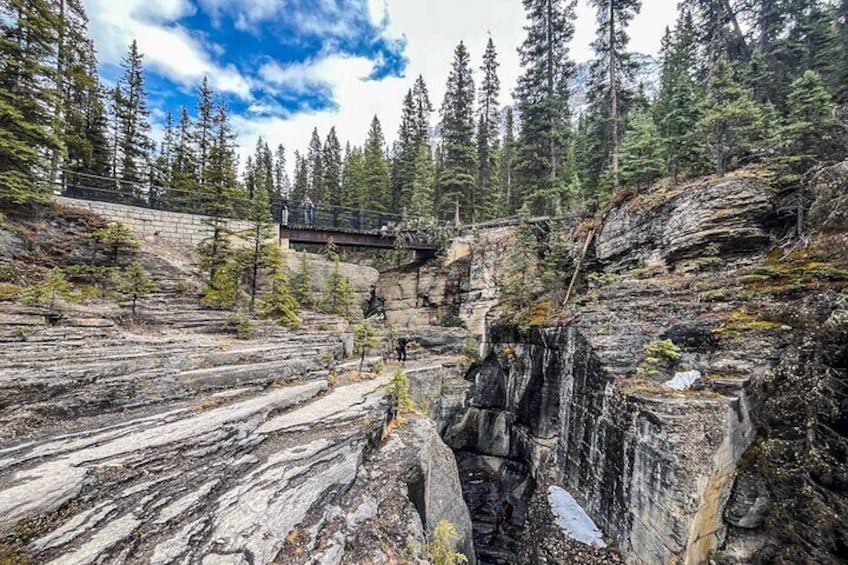 Mistaya Canyon Bridge