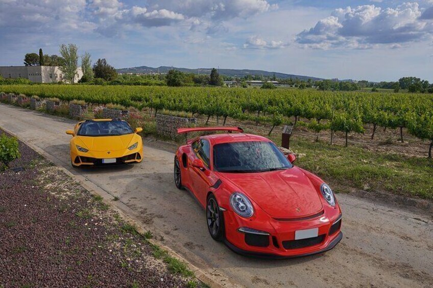 4-Hour Supercar Road Route to a Catalan Winery from Barcelona