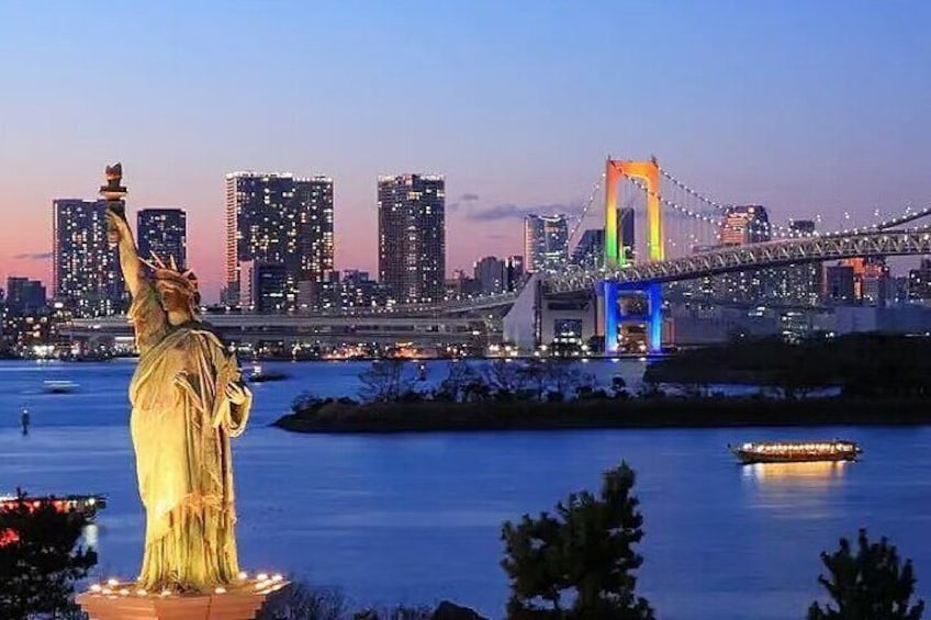 Yakatabune Dinner Cruise&Tradition Show&Drinks &TokyoTower Ticket