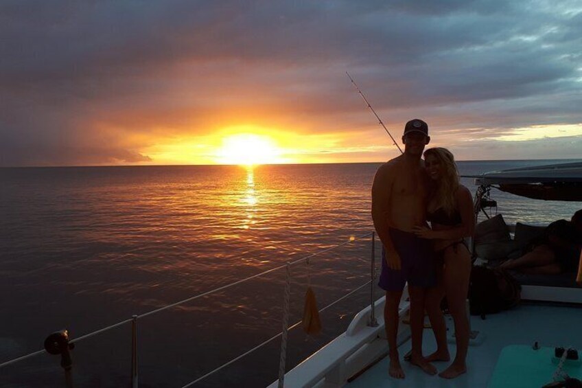 Sunset & Champagne Cruise under sails on a Classic Schooner in Grand Anse Bay