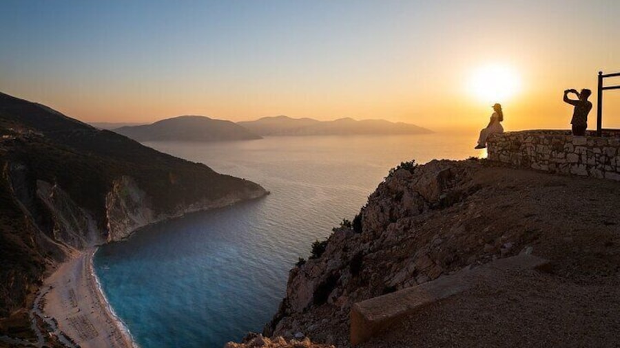 Myrtos Sunset Photo