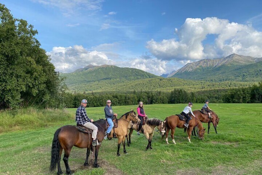Incredible views on the ranch on the way to trail head