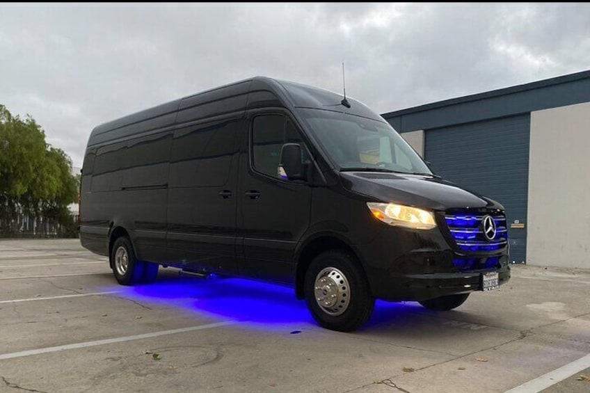 The Newest & Finest Sprinter Limo for Wine Tours