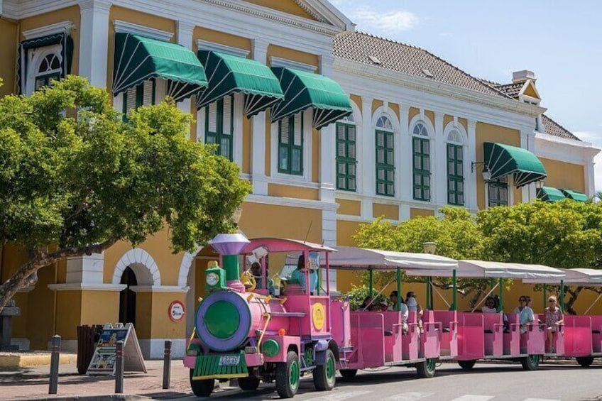 Trolley Train City Centre in Curacao