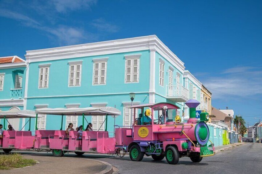 Trolley Train City Centre in Curacao