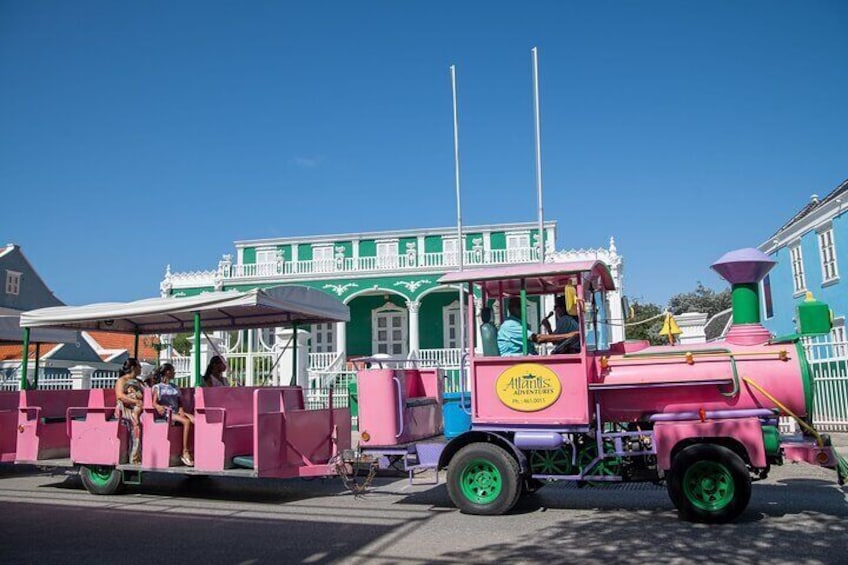 Trolley Train City Centre in Curacao