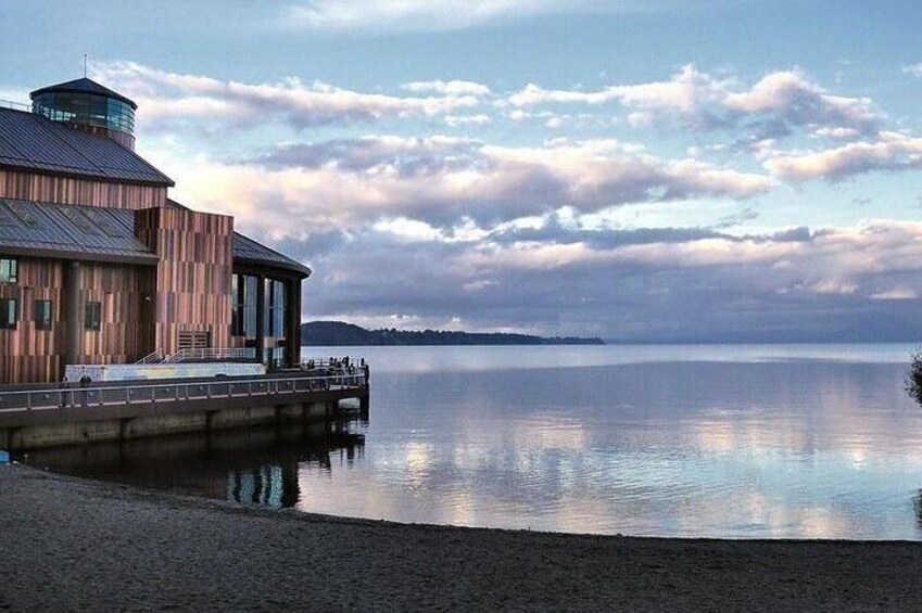 Visit Cancagua spa and city of Frutillar full day