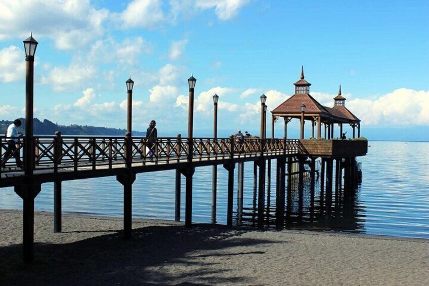 Visit Cancagua spa and city of Frutillar full day