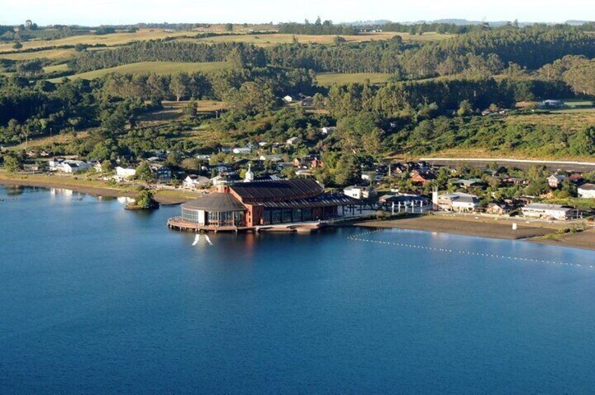 Visit Cancagua spa and city of Frutillar full day