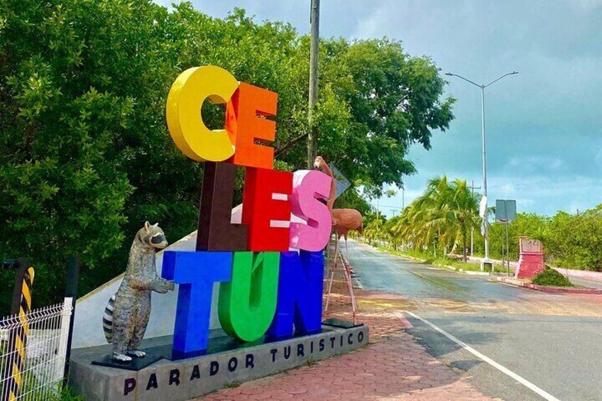 Tourist stop of celestun