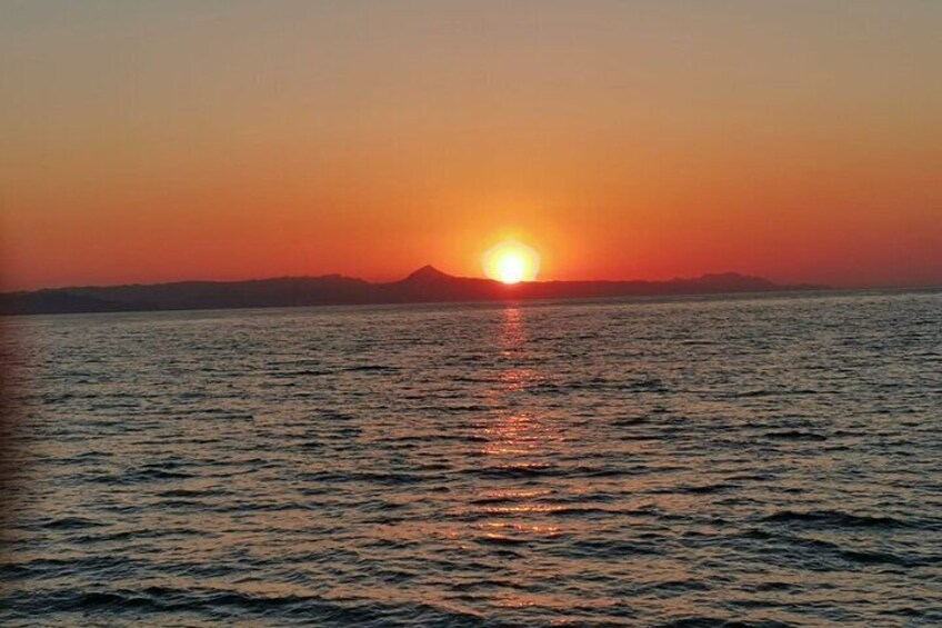 Sunset by the Bay of Gandia