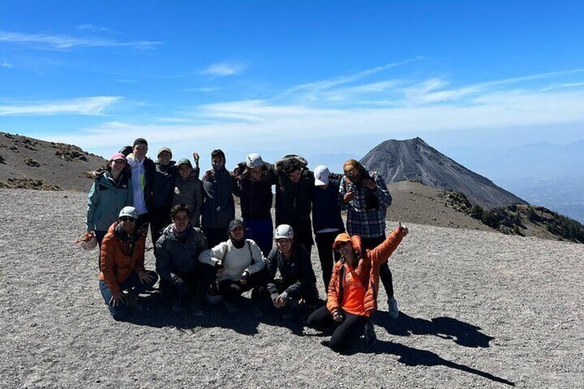 View of the collima volcano behind