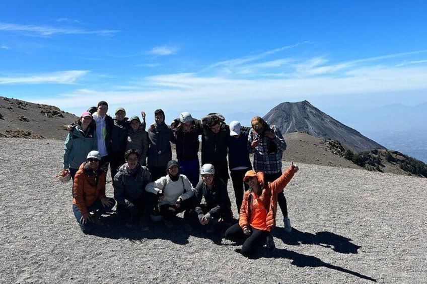 View of the collima volcano behind