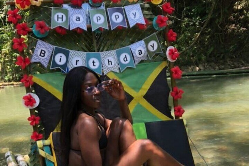 Celebrate your birthday on a beautiful bamboo rafting trip