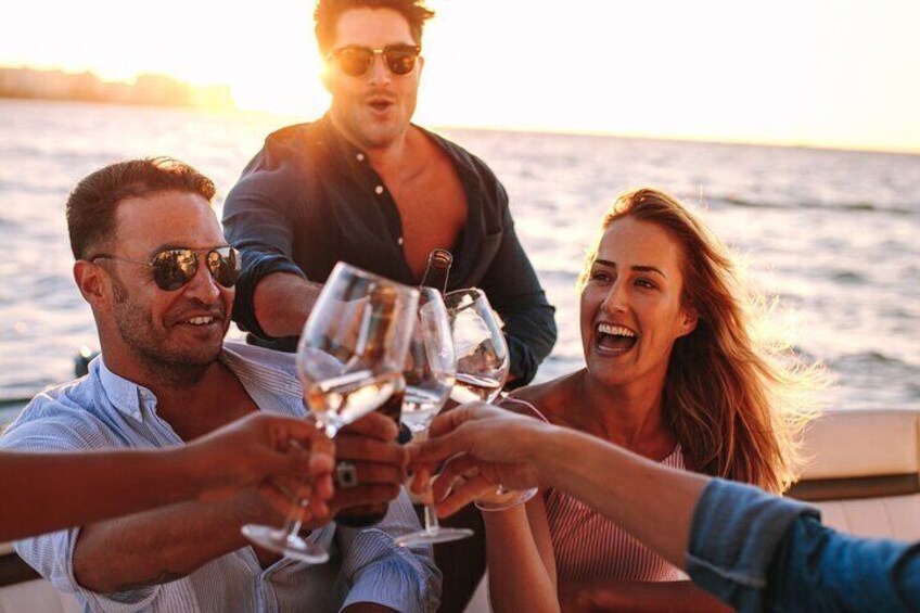 Rhodes Semi-Private Cruise Swim Snacks and Open Bar