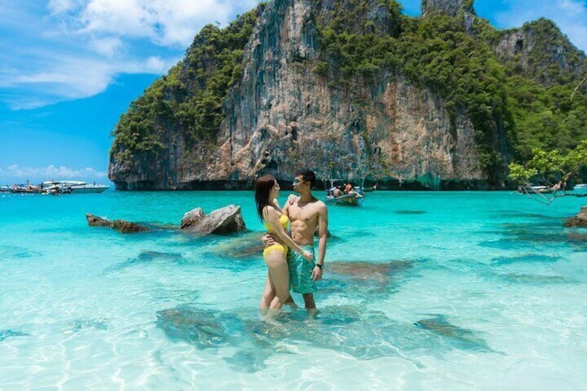 Experience Phi Phi Maiton Island Sunset by Catamaran From Phuket