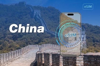 eSIM in China for 1 to 30 Days with 3GB to Unlimited