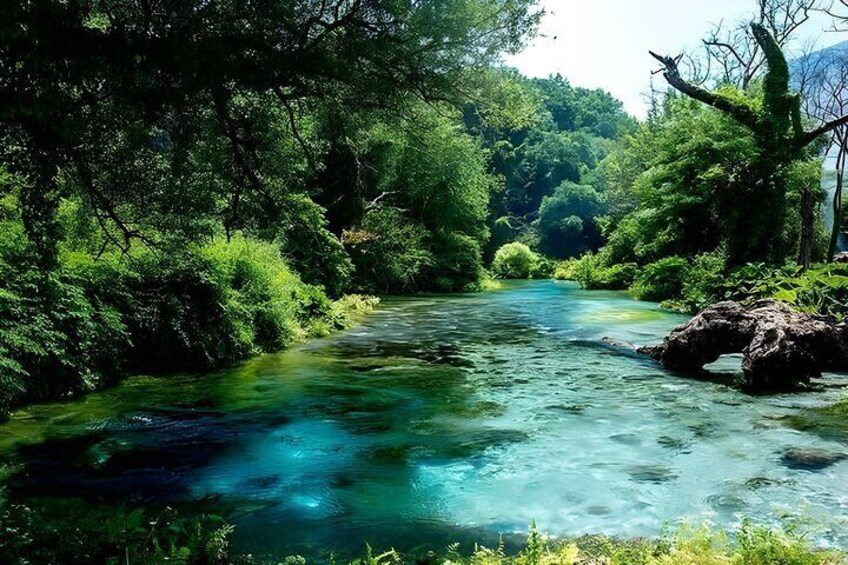 Blue Eye Day Tour From Tirana, Durres or Golem
