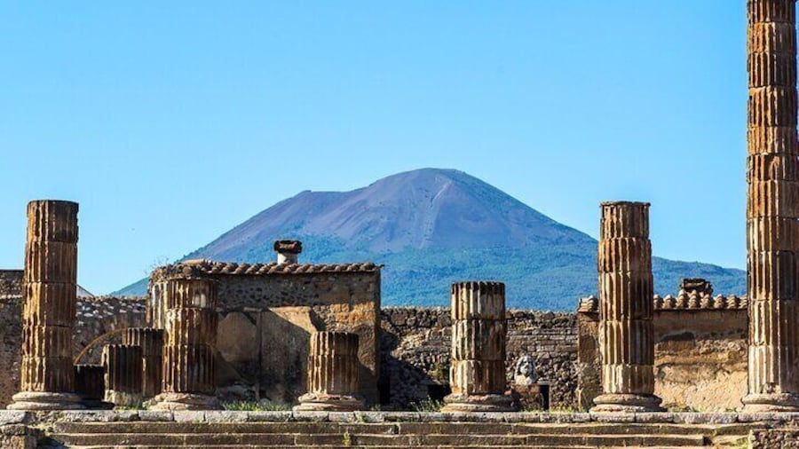 Pompeii from Salerno with Theme Lunch and Tickets Included