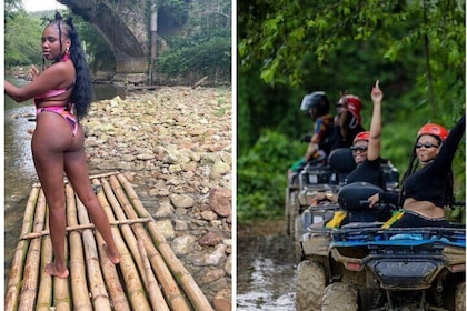 Bamboo Rafting and quad bike in Montego Bay Jamaica