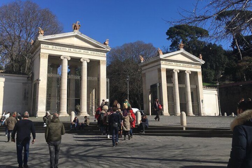 Villa Borghese Art and Nature Tour of Rome