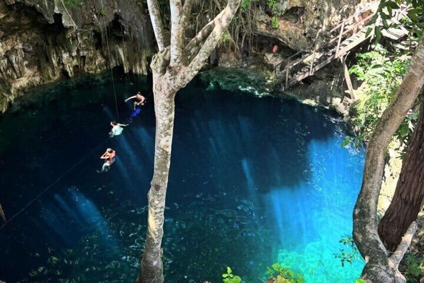 Explore 4 Yucatan Cenotes with Lunch Shared Tour from Merida 