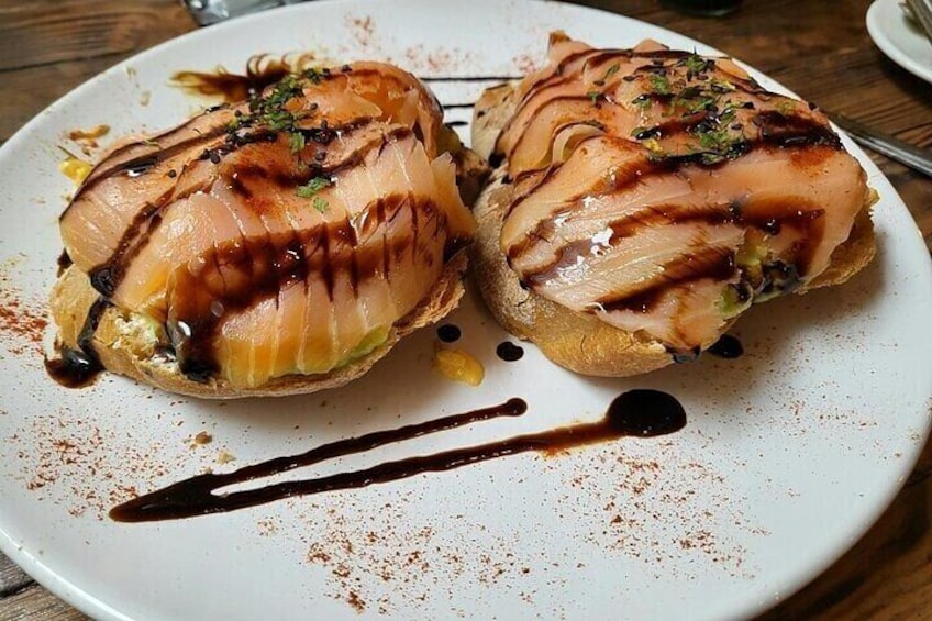 Finest selection of seafood tapas