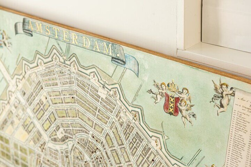 old map of Amsterdam
