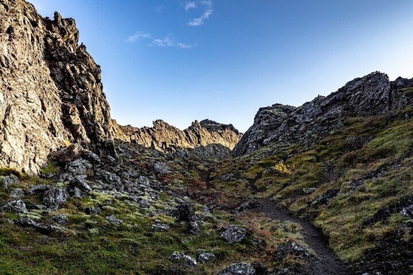 Rock formations resembling Trolls